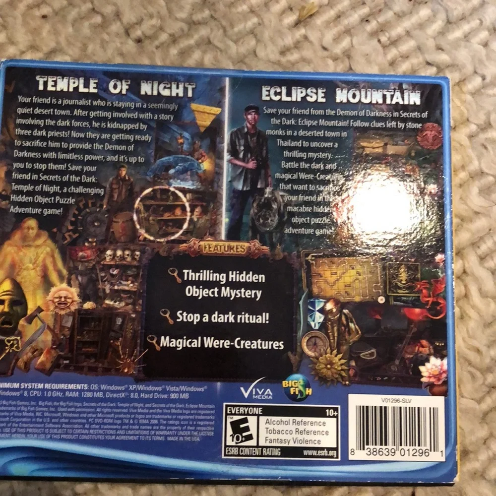 2-2 pack Big Fish PC games 4 game total